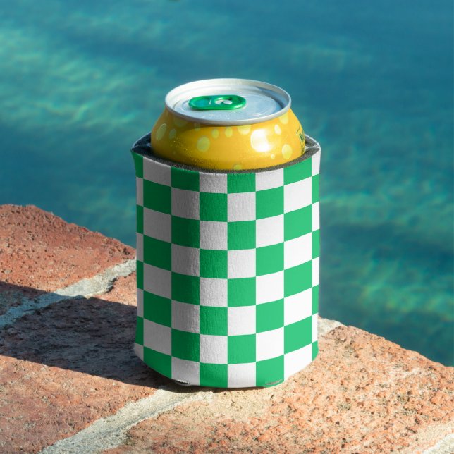 Klassisch grün kariert  dosenkühler (In Situ Pool)