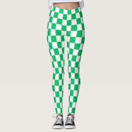 Klassisch grün kariert  leggings