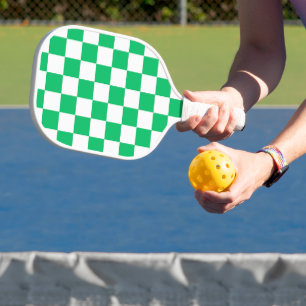 Klassisch grün kariert  pickleball schläger