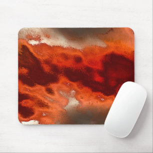 Klassisch in intensiven Rot-Korallen-Farbtönen Mousepad