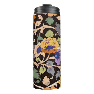 Klassisch Islamisch: Blumen-Ornament nahtlos Thermosbecher