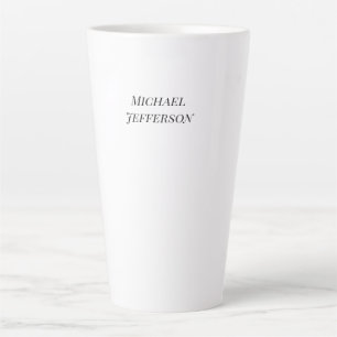 Klassisch kreativ Trendy Black & White Milchtasse