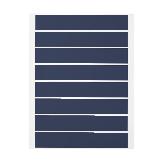 Klassisch Midnight Blue 1" x 7,25" (Bogen)