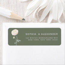 Klassisch minimalist elegante Ranunculus-Hochzeit