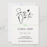 Klassisch minimalistisch ,Eulen in Liebe Save the