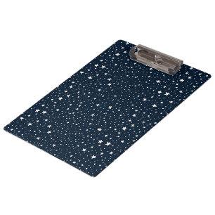 Klassisch Navy Blau & Weiße Sterne Nahtlos Patriot Klemmbrett