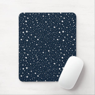 Klassisch Navy Blau & Weiße Sterne Nahtlos Patriot Mousepad