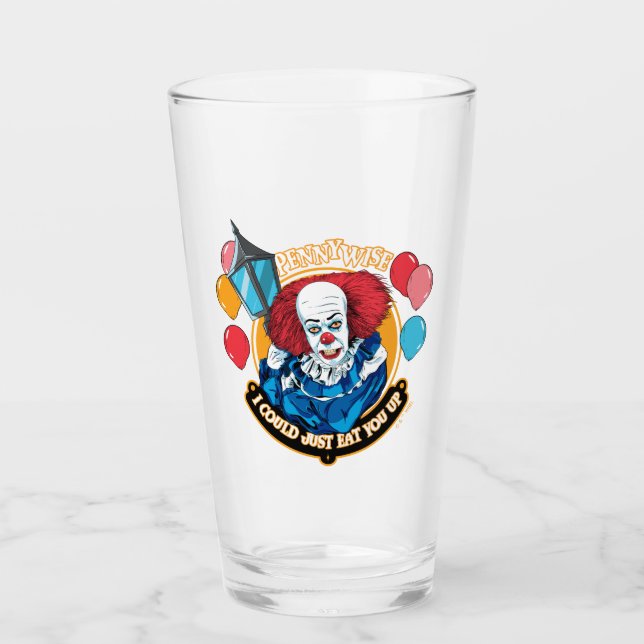 Klassisch pennywise - ich könnte Sie einfach essen Glas (Vorderseite)
