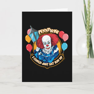 Klassisch pennywise - ich könnte Sie einfach essen Karte