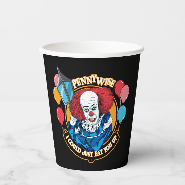 Klassisch pennywise - ich könnte Sie einfach essen Pappbecher (Vorderseite)