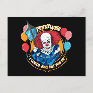 Klassisch pennywise - ich könnte Sie einfach essen Postkarte
