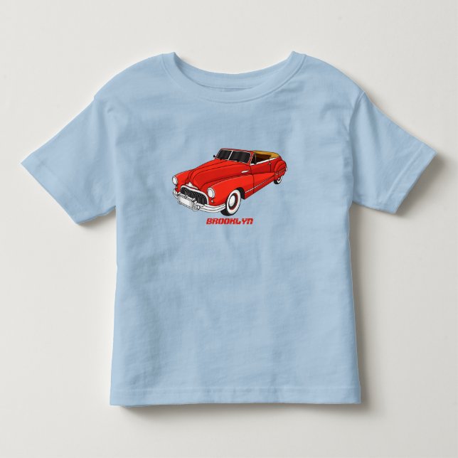 Klassisch rot 1948 Auto Kleinkind T-shirt (Vorderseite)