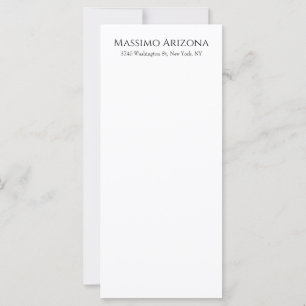 Klassisch schlicht elegante Schwarz-Weiß-Minimalis