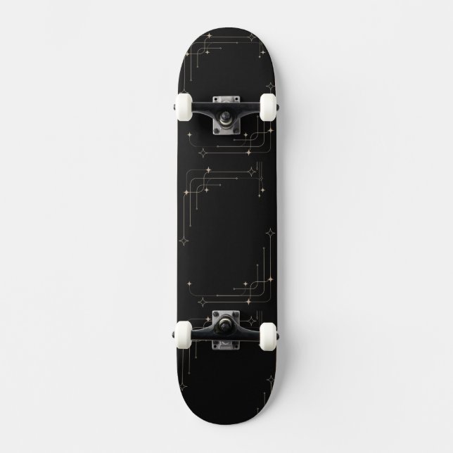 Klassisch Schwarz Skateboard (Vorderseite)