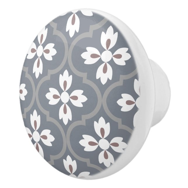 Klassisch Spanisch Mittelmeer attraktiv Vintag Keramikknauf (Rechts)