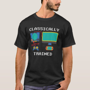 Klassisch trainiertes, lustiges Retro-Gaming-TV-Se T-Shirt