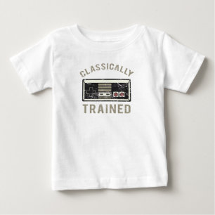 Klassisch Trainiertes Retro-Gaming-Videospiel-Kont Baby T-shirt