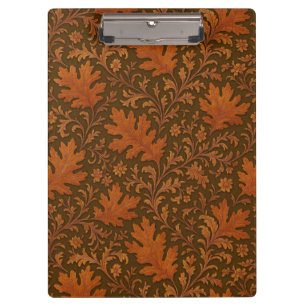 Klassisch, viktorianische Vintage-Herbstblätter Klemmbrett