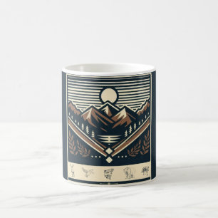 Klassisch/Vintag draußen/Wildnis Kaffeetasse