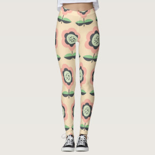 Klassisch Vintag: florloses Design Leggings