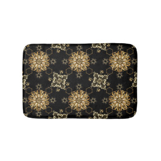 Klassisch Vintage: Goldenes Orient nahtlos. Badematte
