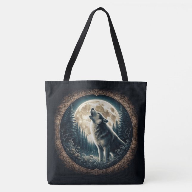 Klassisch, vintage Wolf & Mond  (Vorderseite)