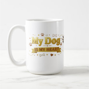 Klassische 15 oz Hunde Lover Tasse