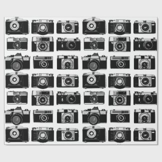 KLASSISCHE 35mm-FOTOKAMERAS MUSTER Geschenkpapier