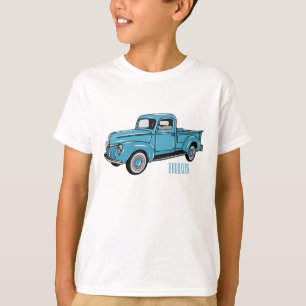Klassische Abbildung des Cartoon eines LKW T-Shirt