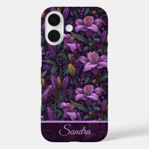 Klassische Abschlussgeschenk-Lilien Name iPhone 16 Hülle