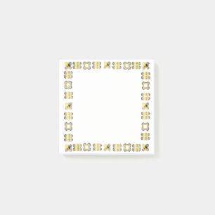 Klassische ägyptische symbolische Grenze Post-it Klebezettel