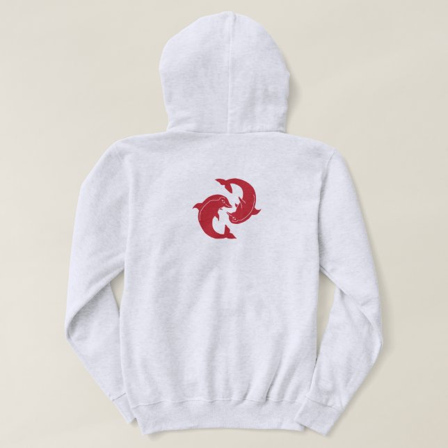 Klassische Aikido von Santa Barbara Design-Hoodie Hoodie (Design Rückseite)