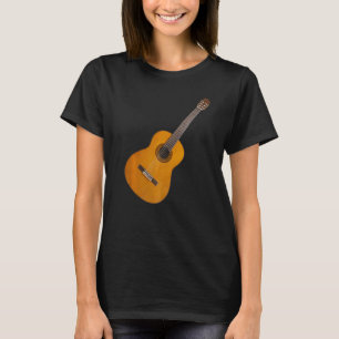 Klassische Akustikgitarre Gitarristen Musiker Musi T-Shirt
