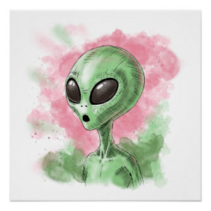 Klassische Alien Poster
