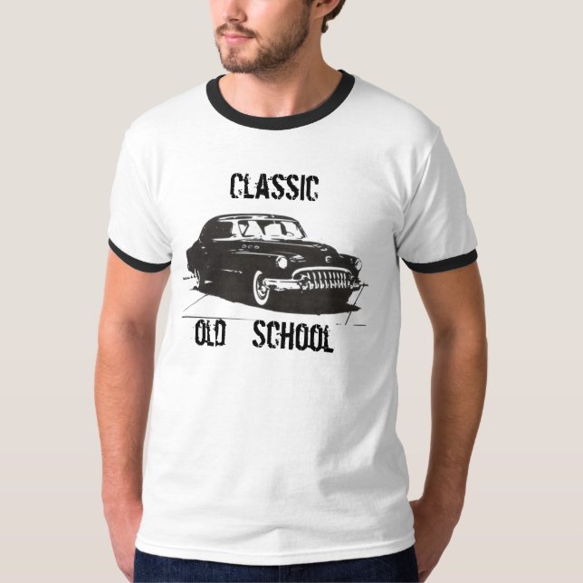 klassische alte Schule T-Shirt (Vorderseite)