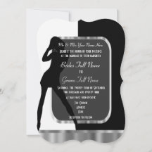 Klassische Alternative Schwarz-Weiß-Hochzeit