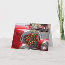 Klassische American Vintage Car Lover Christmas Ca