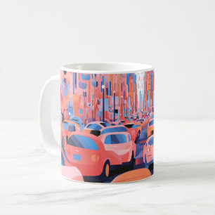 Klassische amerikanische Auto-Wandkunst, Vintage-A Kaffeetasse