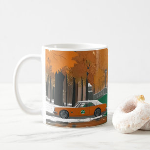 Klassische amerikanische Autos Wandkunst Druck, Vi Kaffeetasse