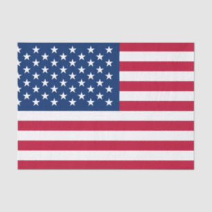 Klassische amerikanische Flagge Seidenpapier