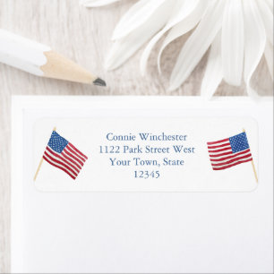 Klassische amerikanische Veranda-Flagge July 4 Rüc