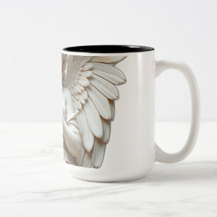 Klassische Angel-Statue in Pastel Zweifarbige Tasse