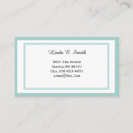 Klassische Anrufkarte Telefonnummerkarte