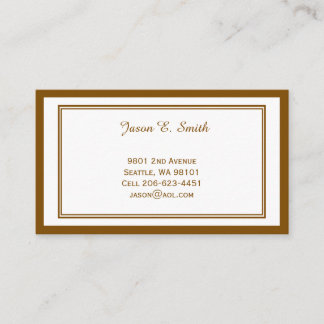 Klassische Anrufkarte Telefonnummerkarte