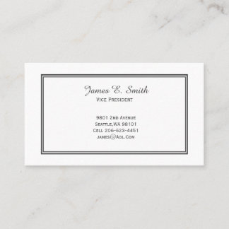 Klassische Anrufkarte Telefonnummerkarte