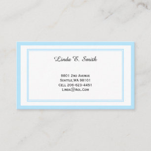 Klassische Anrufkarte Visitenkarte