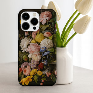 Klassische antike Flora und Fauna Kunst-Malerei iPhone 16 Pro Max Hülle