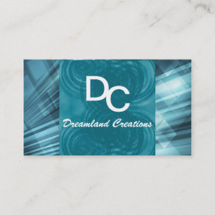 Klassische Aquamarine Visitenkarten Visitenkarte