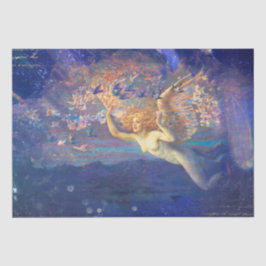 *~* Klassische Art Frau Flying Fairy Ephemera AP14 Seidenpapier