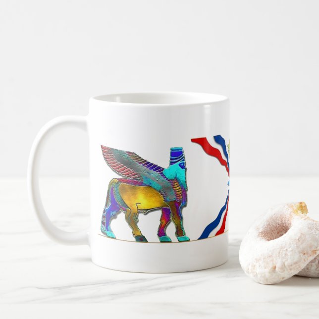 Klassische assyrische Tasse (Mit Donut)